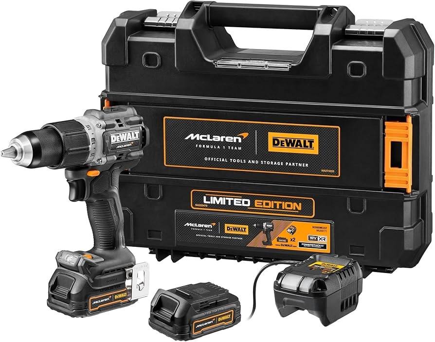Taladro inalambrico 20 V DEWALT Lithium / Sin Carbones / Percucion EDICION MCLAREN / DEWALT-