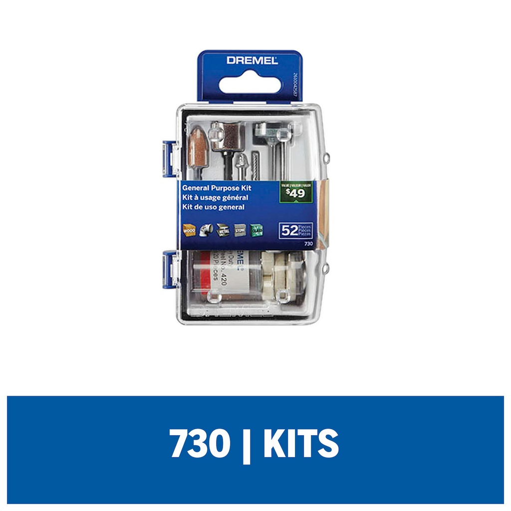 Kit Accesorios 52 Piezas Dremel DR730 / BOSCH-
