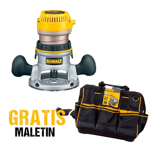 [DW616] Router 1 3/4 HP DEWALT DW616 / GRATIS MALETIN DWST83489-LA / DEWALT-6-E-2-B