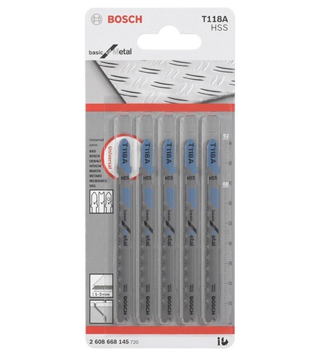 [2608668145] Sierra / 'Cuchilla para Caladora T118A 5U / BOSCH-10-B-2