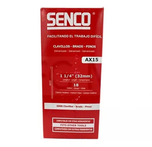 [AX15] Clavillo 1 1/4&quot; Calibre 18 Caja de 5,000 / DEWALT-7-E-2-E-1