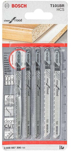 [2608667306] Sierra / 'Cuchilla para Caladora T101BR 5U / BOSCH- 10-D-2
