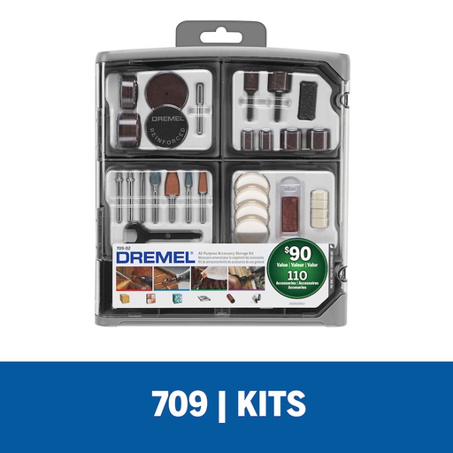 [709-01] Kit Accesorios 110 Piezas Dremel DR709-01/ 26150709AD / BOSCH-