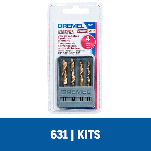 [631] Set De Brocas Punta Helice DR631/ BOSCH-