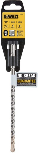 [DW5433] Broca SDS Plus 7/16" X 6" DEWALT / DEWALT-TABLA 4