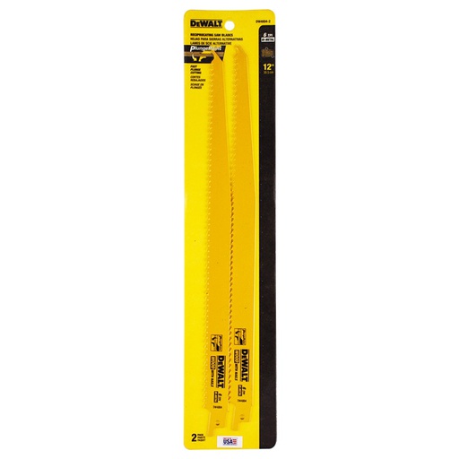 [DW4804-2] Sierra / 'Cuchilla Sable 12" DW4804-2 / MADERA 12" Largo / 6 Dientes / DEWALT-Tabla-4