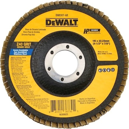 [DW8307-BR] Disco Laminado 4/12" DEWALT G.40 / DEWALT-3-E-2-B