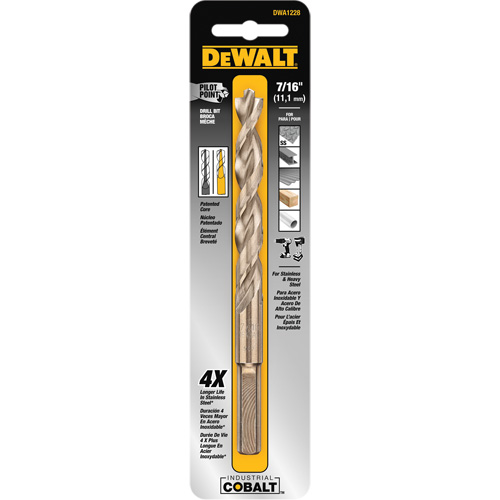 [DWA1228] Broca Metal Madera Cobalto 7/16&quot; DeWalt / DEWALT-5-B-3-E-1