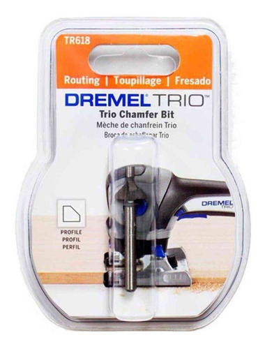 [TR618] Accesorio Lija TRIO Fresa Achaflanar / BOSCH-