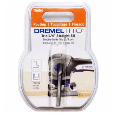 [TR654] Accesorio Lija TRIO Fresa Canal Recto 1/4&quot; / BOSCH-