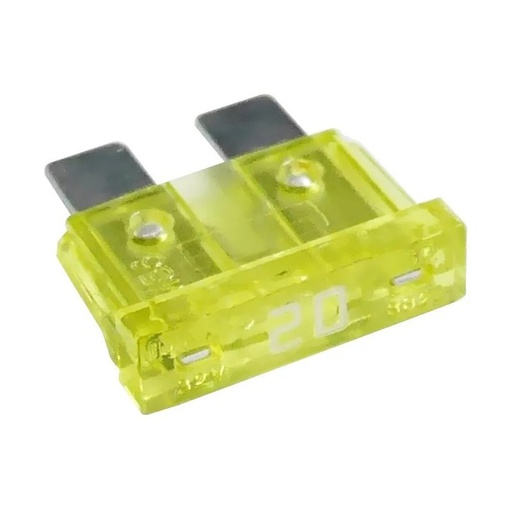 [214820] Fusible BOSCH NORMAL Amarillo / Uña / 20 Amp / BOSCH-10-D-1