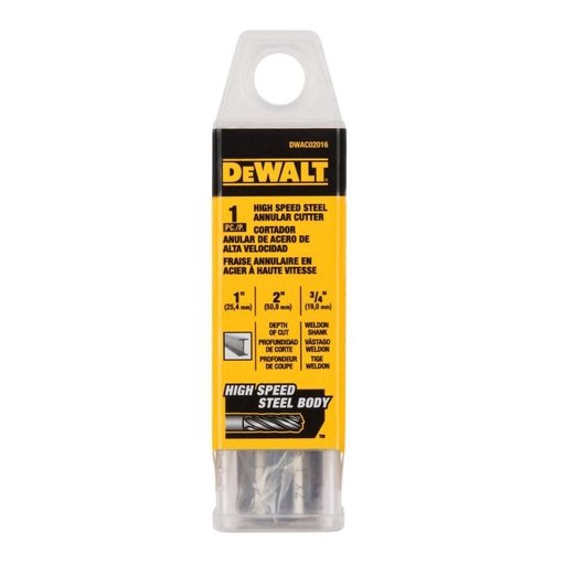 [DWAC02016] Broca Anular DEWALT 25 mm / 1&quot; X 2&quot; / DEWALT-TABLA-2
