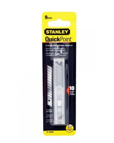 [11-300S] Cuchilla Stanley de 9mm Con Hojas de Corte Quebrables / DEWALT-
