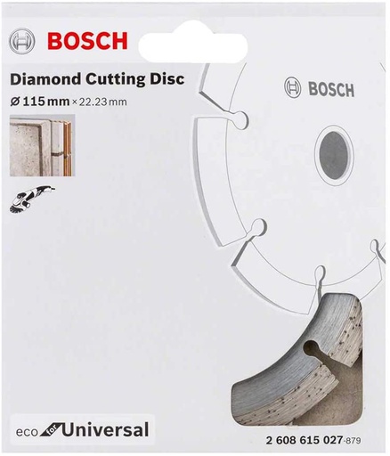 [2608615027] Disco de diamante 4 1/2&quot; ECO BOSCH / Concreto Solido / Universal / BOSCH-Tabla 6