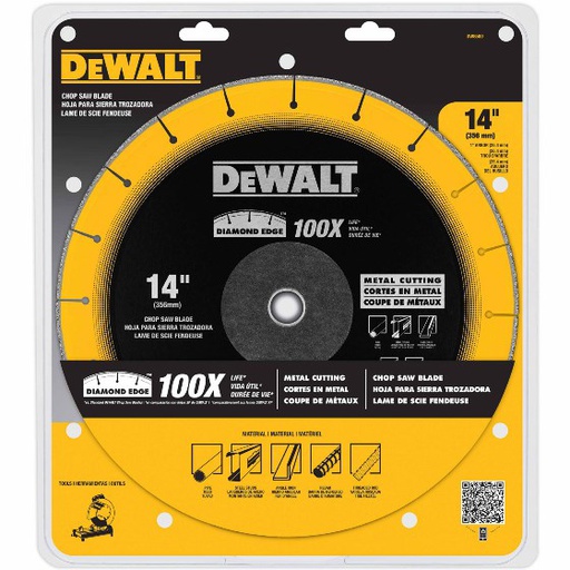 [DW8500] Disco de diamante 14" DEWALT Corte de Metal 100 VECES MAS / DEWALT-2-Tabla-6