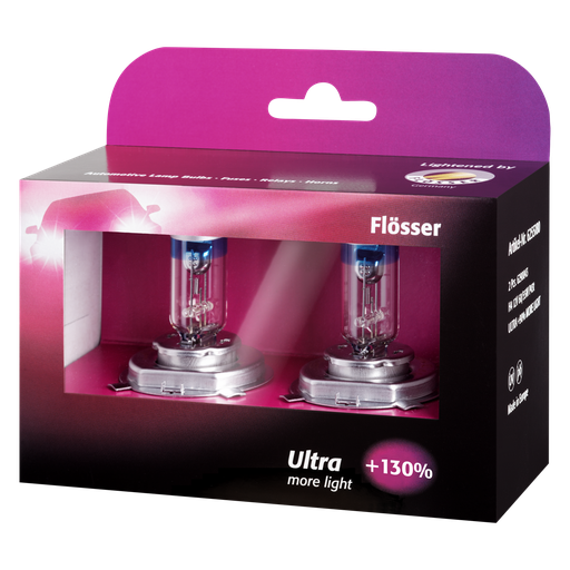 [6255180] Bombilla FLOSSER H4 / 12V / 60/55 W / ULTRA +90% / KIT 2 U / BOSCH-11-C-1