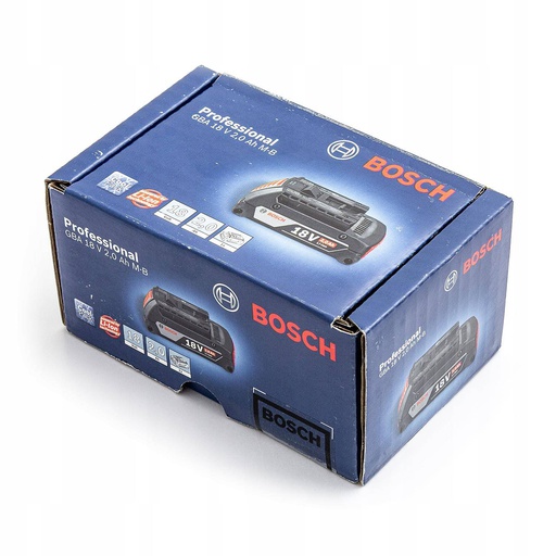 [1600Z00036] Bateria BOSCH 18 V LITHIUM-IO / 2.0 Ah / BOSCH-5-D-1-B