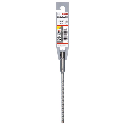 [2608836656] Broca SDS Plus 3/16&quot; X 6&quot; BOSCH / 4 LADOS / 5X / BOSCH-