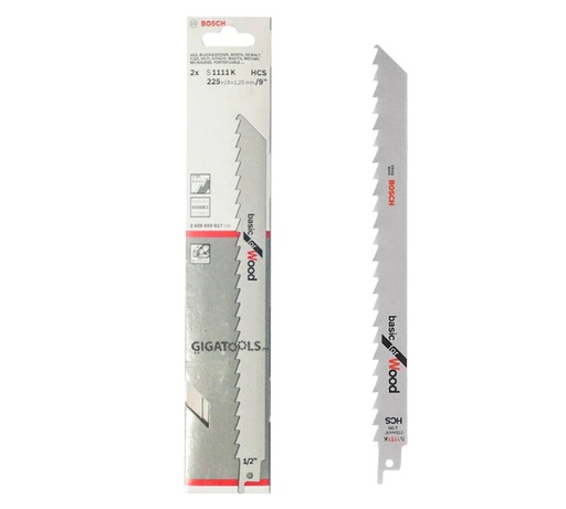 [2608650617] Sierra / 'Cuchilla Sable BOSCH 9&quot; S1111K Corte Madera / Trozo / BOSCH-