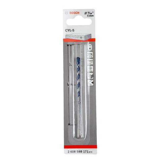 [2608588171] Broca Concreto Blue Granit BOSCH 3/16 X 4 / BOSCH-