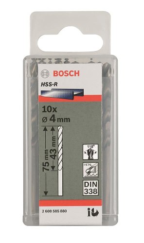 [2607018445] Broca Metal Madera HSS BOSCH 3/32&quot; / BOSCH-