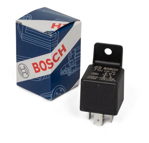 [0986332302] Relay BOSCH 12V / 20 / 30 Amp 4 Terminales 87 / BOSCH-