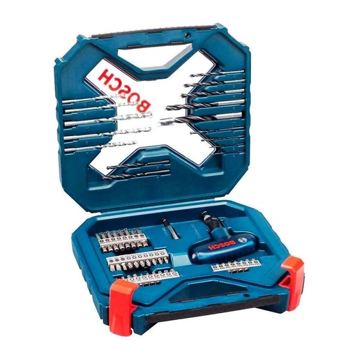 [2607017507] Juego de 54 Piezas X- LINE BOSCH AZUL / BOSCH-8-B-C