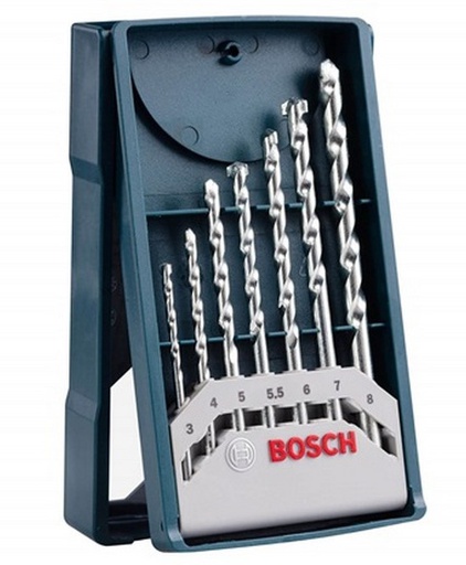 [2607017509] Juego de 7 Piezas X- LINE BOSCH AZUL ( Brocas Concreto ) / BOSCH-8-B-2-A-1