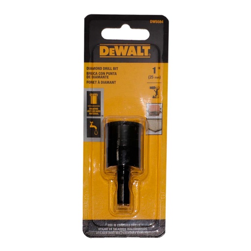 [DW5584] Broca Diamantada 1" / PORCELANA Y CERAMICA / DEWALT-DEWALT-5-D-2-E-2