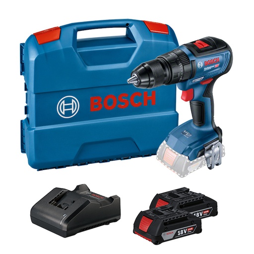 [19H5] Taladro inalambrico 18V BOSCH GSB 18V-50 + PERCUCION / BOSCH-12-C-3-B