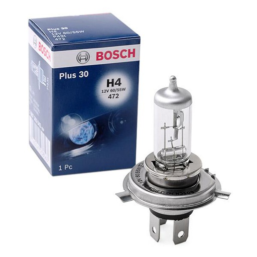 [0986AL1513] Bombilla BOSCH / STANDARD / H4 / 12V / 60/55 W / / BOSCH-PISO-1