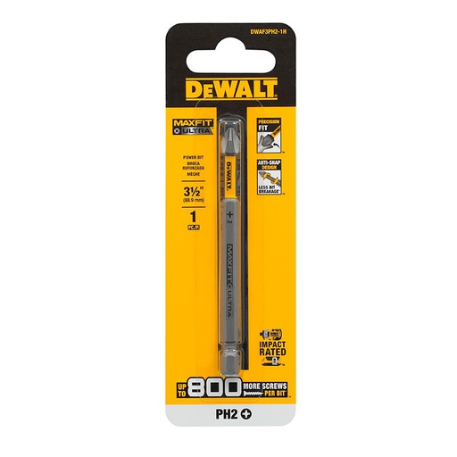 [DWAF3PH2-1H] Punta No 2 Philips de 3 1/2" DeWalt / MAXFIT ULTRA / DEWALT-5-B-2-B-1