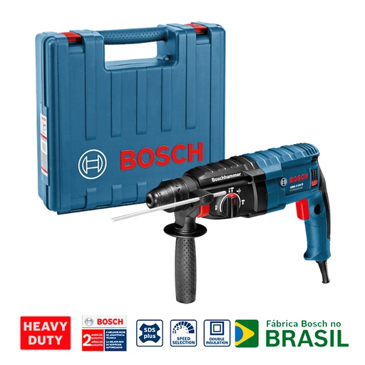 [12A0-0G0] Martillo Perforador 2 KG GBH 2-24 D ( 0 611 2A0 0G0 ) / BOSCH-12-C-2