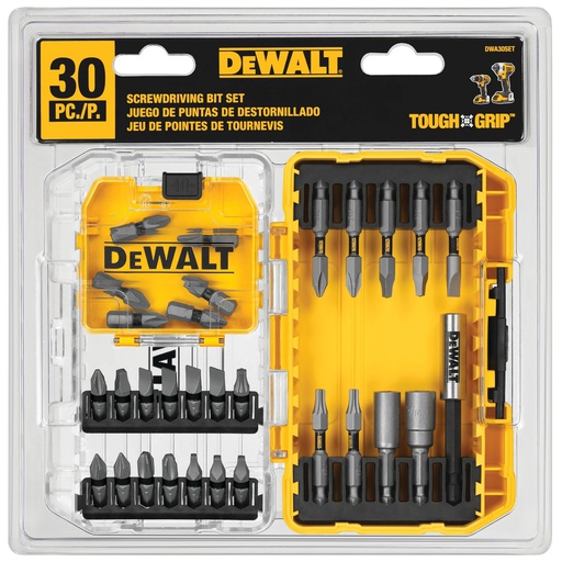 [DWA30SET] Kit de Puntas Magneticas 30 Piezas / TOUGH GRIP / DWA30SET / DEWALT-TABLA-7