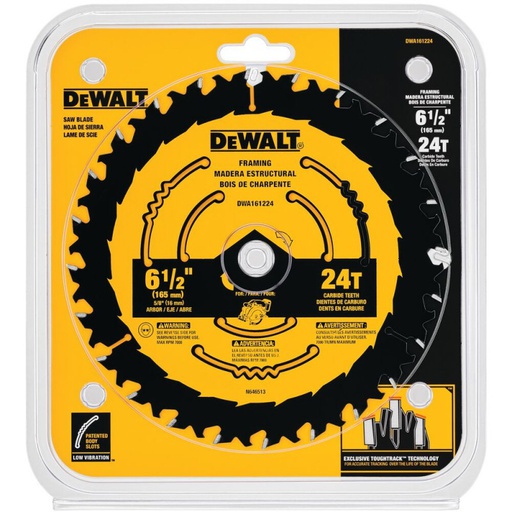[DWA161224] Disco Sierra Circular 6 1/2" 24D DEWALT Corte Fino / DEWALT-Tabla-1