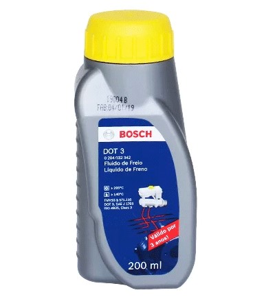 [0204032342] liquido de Freno DOT 3 / 200 ML / BOSCH-