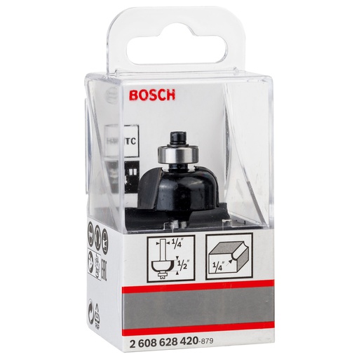 [2608628420] Fresa Router Cuarto Bocel 1/4&quot; x 1/4&quot; / BOSCH-