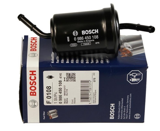 [0986450108] Filtro Gasolina / Mazda PROTEGE / 323 / MPV 90-94 / KIA SEPHIA  / BOSCH-EXIVIDA