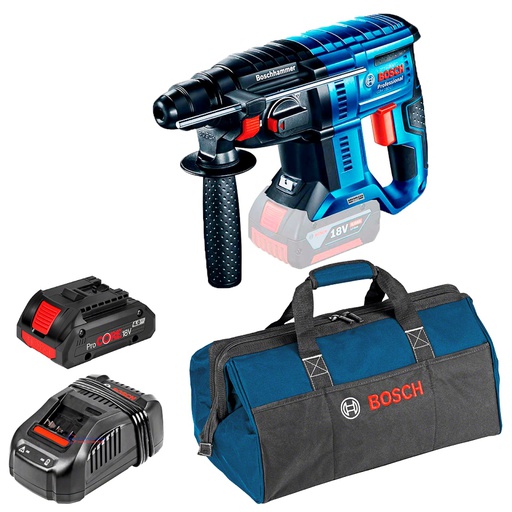 [1911-COMBO-1-PROCORE] Martillo Perforador 2 KG GBH 180 LI / 1-BATERIA PROCORE / BOSCH-