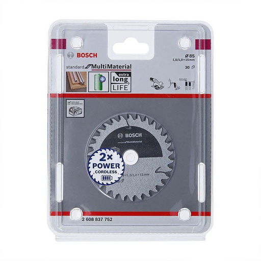 [2608837666] Disco Sierra Circular 3" 20D / Eje 5/8" BOSCH Madera / BOSCH-TABLA-6