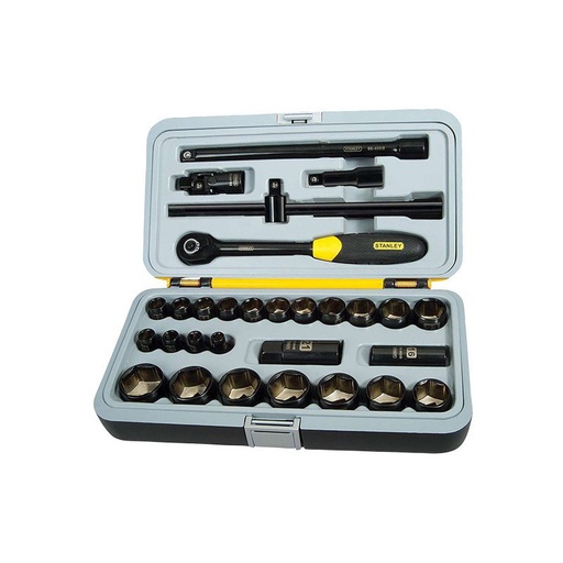 [94-662] Juego / Dados / Corto 1/2&quot; / 30 Piezas 6 puntos / STANLEY / DEWALT-4-E-3-A