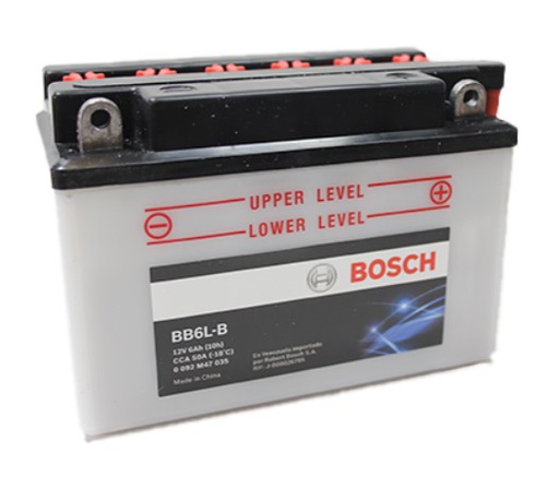 [0092M47035] Bateria Moto BB6LB / YB6L-B / 6 Ah / BOSCH