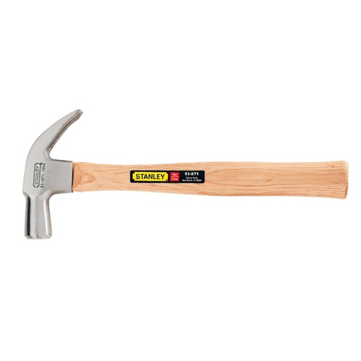 [51-271] Martillo de Uña Curva 16 OZ Mango de Madera / STANLEY / DEWALT-