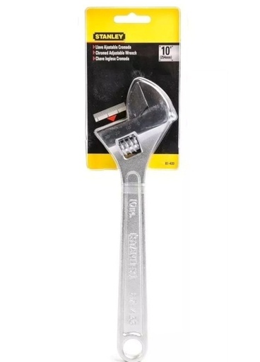 [87-433LA] Llave Ajustable STANLEY de 10&quot; de largo / Cangrejo / DEWALT-TABLA-B2