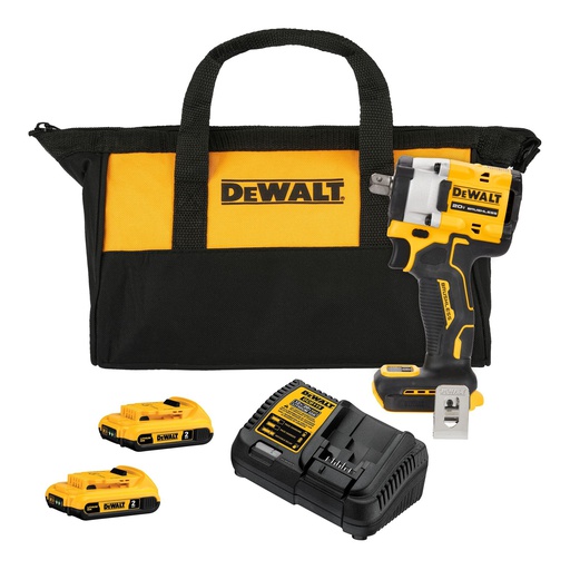 [DCF922D2-B3] Pistola de Impacto 1/2&quot; DCF922D2-B3 2 Ah / 2- BATERIA / DEWALT-1-C-2-B