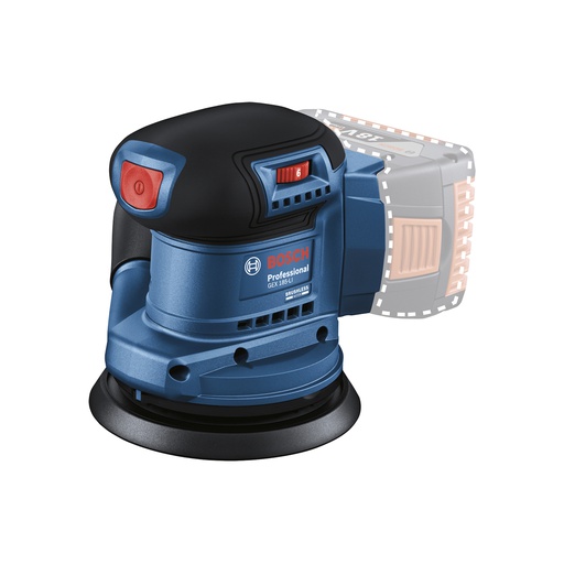 [13A5] Lijadora Exentrica BOSCH / 5&quot;  GEX 185-LI / BARETOOL / BOSCH-12-C-1-B