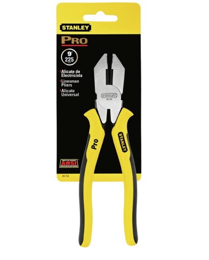 [84-154LA] Alicate Electricista 9&quot;/ PRO / STANLEY / DEWALT-----TABLA-B2