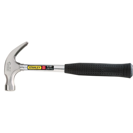 [51-081] Martillo de Uña Curva 16 OZ ( 1 lb ) / ACERO /  Stanley / DEWALT-