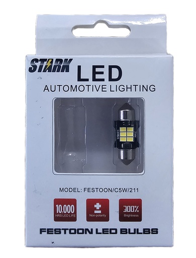 [A014704] Bombilla LED STARK 9-18 V / 12X31 MM / TECHO / D3175 / 350LM / ** UNIDAD ** / BOSCH-10-D-1