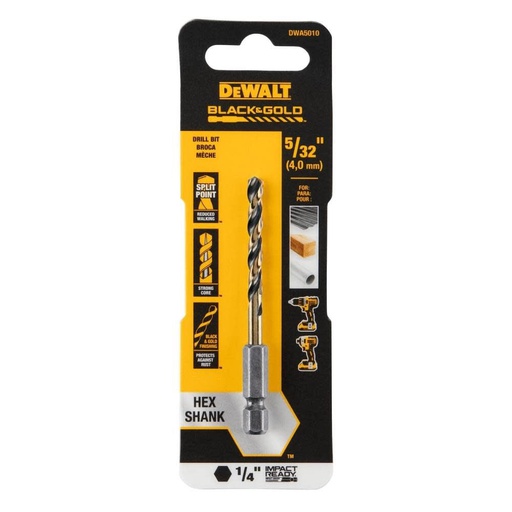[DWA5010] Broca Metal Madera / HEXAGONAL / 5/32" / DEWALT-Tabla-3